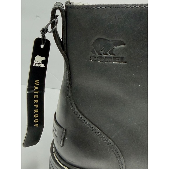 Sorel Women's Revel Rd Lace Waterproof Boots Black Size 8 NWT and BOX - Picture 6 of 11